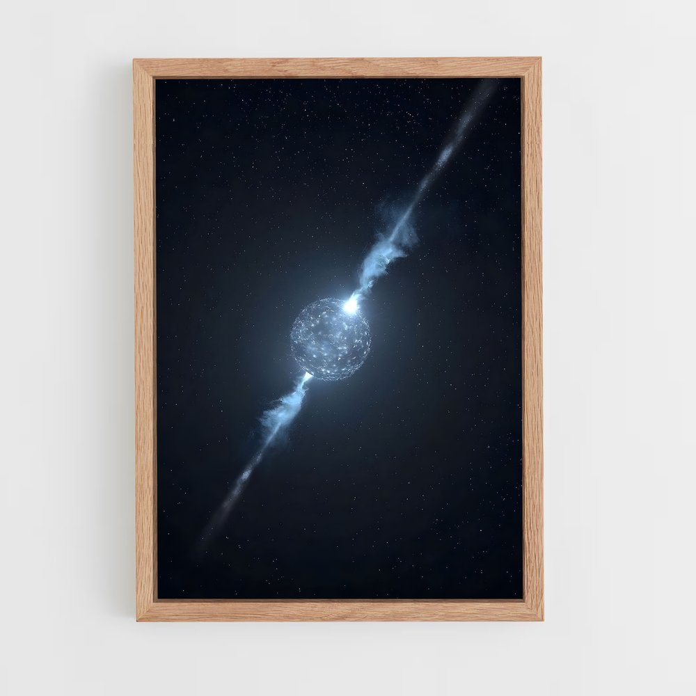 Poster Comète Étoilée (vue 4)